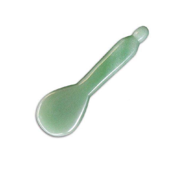 TOP SEWING Jade Gua Sha Massage Tools Facial Tool Natural Green Gua Sha Anti Aging Facial Skin SPA for Rejuvenate Skin Anti-Wrinkle Anti Aging