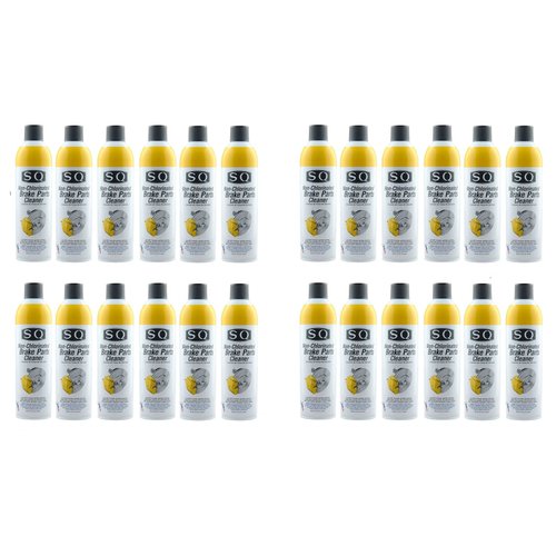 SQ Brake Cleaner Non Chlorinated, 24 Pack, 14.5 OZ per can