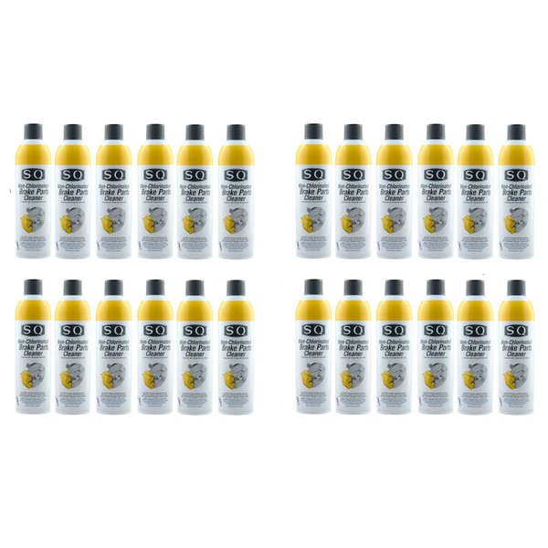 SQ Brake Cleaner Non Chlorinated, 24 Pack, 14.5 OZ per can