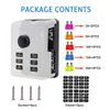 WUPP 12 Volt Fuse Block, Waterproof 6 Way Fuse Box with 6 Ground Negative Busbar for Automotive[100 Amp Max] [ATC/ATO Fuses] [LED Indicator] [2 Spare Fuse Slots]for Car Boat Marine RV DC 12-24V
