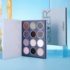 Natural Neutral Smokey Matte Shimmer Eyeshadow Makeup Palette, Afflano Pigment and Blending Earth Pallet Eye Shadow 12 Colors, From Beige Apricot to Soot and Brown Black Tone, for Enigmatic Eye Makeup