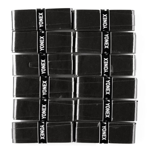 Yonex Super Grap (12-Pack) Tennis Overgrip (Black)