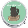What Other Cat Medicine Vitamin Compact Pill Box - Portable Pillbox case fits in Purse or Pocket