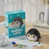 ALITTDRE Marine Animals Building Blocks Sets Mini Building Blocks Ocean Animal Sea Creatures Building Blocks Set Mini Building Blocks Toys STEM Gifts for Kids Adult(Penguins)