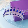Geurlev Tiaras and Crowns for Women,Tiaras Earrings Necklace, Crystal Bridal Jewelry Set, Costume Party Halloween Prom Pageant Jewelry for Women