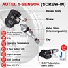 Autel TPMS Sensor Universal 1 Sensor with Dual Frequency (315MHz + 433MHz), Tire Pressure Monitoring Sensor Replacement for 99% Vehicles, Programmable by Autel TPMS Tool (Metal Valve)