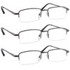 TruVision Readers Reading Glasses - 9509 HP -VP3-Gunmetal-2.50