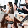 Professional Powerful Hair Dryer Negative Ionic 2 Speeds and 3 Temperature Settings and Cool Shot Button 1875w AC Motor Fast Drying Blow Dryer with Concentrator