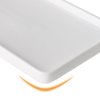 Gurygo 8" Bathroom Tray for Counter - Ceramic Vanity Tray for Bathroom - Small Rectangle Ceramic Tray - Kitchen Soap Tray - Ceramic Tray for Kitchen Counter - Bathtub Organizer (White, Set/1)…