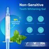 MySmile Teeth Whitening Kit for Sensitive Teeth with LED Light, 10 Min Non-Sensitive Fast Teeth Whitener, 3 Carbamide Peroxide Teeth Whitening Gel, Powerful whitening Formula, Enamel Safe