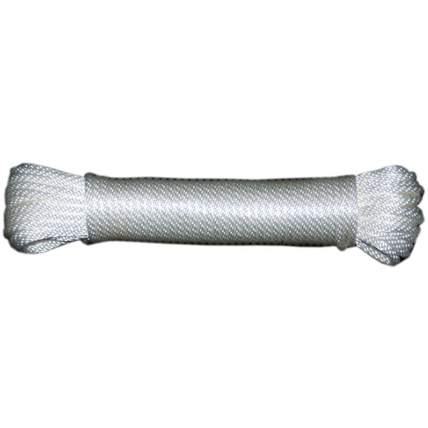 T.W Evans Cordage 44-060 3/16-Inch Solid Braid Nylon Rope 100-Feet Hank