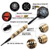 CUESOUL Jazz - Soft Tip Darts Set 19 Grams with 6pcs AK5 Plastic Integrated Flights & 36pcs Plastic Tips for Electronic Dart Board