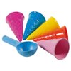 Toyvian Children Toys 6pcs Beach Sand Toys, Sand Ice Cream Molds Set, Ice Cream Sand Toys, Plastic Ice Cream Cones Scoop for Kids Beach Toys (Random Color) Beach Toy