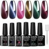 Allenbelle Magnet Gel Nail Polish Cat Eye Gel Nail Polish Soak Off UV Magetic Gel Nail Polish (with Magetic,7.3Ml)003