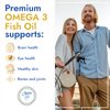 Carson Life DHA EPA Omega 3 Supplement – Advanced EPA DHA Omega 3 Supplement for Brain Function Support, Memory, Eye Function, and Positive Mood - Made in The USA - 60 Softgels