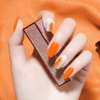 VENALISA 15ml Gel Nail Polish, Lively orange Color Soak Off UV LED Nail Gel Polish Nail Art Starter Manicure Salon DIY at Home, 0.53 OZ