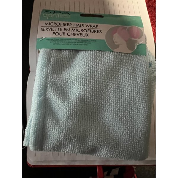 Generic Microfiber Hair Wrap Towel, Quick Dry, Blue