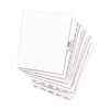 Avery Avery-Style Bottom Tab Dividers, 26-Tab, Legal Exhibit 1-25, 8.5 x11 Inches, White, 26 per Set (11378)