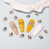 36PCS Kawaii Nail Art Charms Bling Kitty 3D Cute Metal Rhinestone Crystals Making Ornament Nail Decoration Accessories for DIY