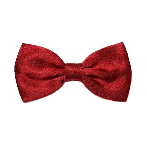 Mini Satin Hair Bow (Alligator Clip, Snow White Inspired)