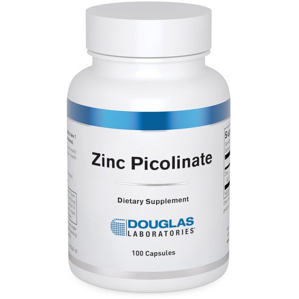Douglas Laboratories Zinc Picolinate - 50 mg Zinc - For Immune System, Antioxidants & Skin - Trace Mineral Supplement - 100 Capsules