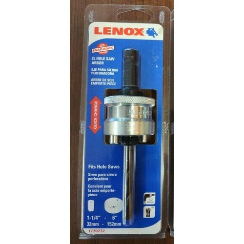 LENOX Tools Hole Saw Arbor with 4-1/4-Inch Drill Bit (1779772)