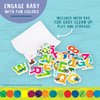 Kids Preferred World of Eric Carle Bath Time 36 Piece Foam Bath Toys Letters and Numbers Set for Toddlers and Mesh Bag Perfect for Water Play Ages 2 Years and Up