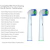 Electric Toothbrush Replacement Heads Compatible with Oral-B Soft Bristles Replacements Brush Heads 16 Pack