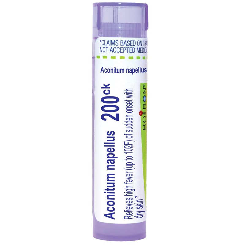 Boiron Aconitum Napellus 200Ck Homeopathic Medicine for Fever - 80 Pellets