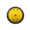 1 Pack Call Bell, Desk Service Bell, 3.35 Inch Diameter Metal Bell for Hotels, Schools, Pet Dog Training(Yellow, Smile)