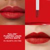 BUXOM Full-On Plumping Liquid Lipstick Matte, Plumping Lip Color with Vitamin E, Hyaluronic Acid & Plumping Peptide Complex, Hydrates & Smooths Lip Lines, Transfer-Proof, Cruelty-Free(Heart's On Fire)
