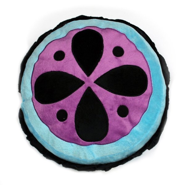 One Grace Place Magical Michayla Decorative Pillow, Black, Purple and Turquoise