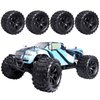 CrazyHobby Pre-Glued 2.8 RC Monster Truck Tires and Wheels 12mm Hex Hubs for 1/10 Arrma Granite Voltage MEGA 2WD 1/10 Granite 4X4 V3 3S BLX Mounted, Set of 4