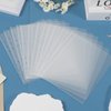 UNIMEIX 12 Pcs Stamp and Die Storage Refill Pages Reusable Storage Cases Seal Bags Transparent Plastic Folders for Cutting Dies Stencil Embossing Crafts (6.3" x 7.6")