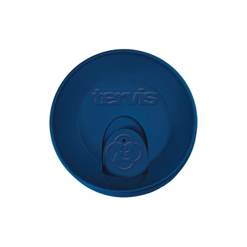 Tervis Travel Lid Made in USA Double Walled Insulated Tumbler Travel Cup Keeps Drinks Cold & Hot, Fits 24oz Tumblers & 16oz Mugs, Navy