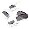 Fodattm 4PCS Black and Brown Hair Side Comb with Teeth French Hair Accessories Hair Clip Clamp for Women Men (4 inches - 29 teeth)