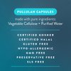 PureCaps USA - Empty Vegetarian Vegan Pullulan Pill Capsules Size 00, 100 Empty Joined Pullulan Pills, Clear, Non-GMO Certified, SLS Free, Gluten Free, Preservative Free Pill Capsules Empty
