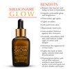 Millionaire Glow | Snail Mucin | Niacinamide | Anti aging Face Serum for Dull Skin, Hydrating, Repairing, Firming | Glow Drops | Vitamin C | Dark Spot Care | Tone, Firm & Repair, Glow Serum 30ml
