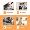 Cat Food Bowls for Indoor Cats Ceramic Cat Bowls Whisker Friendly Cat Dishes for Food and Water 5.5 Inches Kitten Bowls Cute Cat Feeding Bowls Set 6 Cat Wet Food Bowl Set Shallow Cat Plate