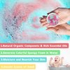 MADO Unicorn Bath Bombs with Surprise Inside for Kids Girls, Lavender Bath Bombs Birthday Gifts for Kids Surprise Gifts, Organic Bath Bombs Unicorns Gifts with Jewelry Inside Princess Toys