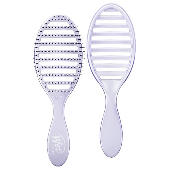 Wet Brush Speed Dry Hair Brush - Purple (Osmosis) - Vented Design and Ultra Soft HeatFlex Bristles Are Blow Dry Safe With Ergonomic Handle Manages Tangle and Uncontrollable Hair - Pain-Free