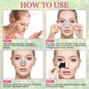 AIQIUSHA Blackhead Remover Pore Nose Strips,90PCS Deep Cleansing Nose Strips with Natural Charcoal for Instant Blackhead Removal and Pore Unclogging for Women(Red)