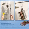 Smokitcen Coffee Enema Bucket Kit Stainless Steel 2 Quart Capacity for Cleansing Detox Enemas
