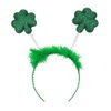 JANEMO St Patricks Day Headband Accessories,Shamrock Costume Accessories,Green Headband for St Patricks Day,Party,Daily Accessories (Green)