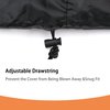 55 Gallon Drum Cover - 2 PACK Stretchable Adjustable Drum Cover with Drawstring, Water Storage Barrel Cover for Barrel Universal Rain Barrel, All Weather Protection