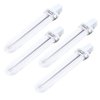 ZJchao LED Lamps Bulbs Set, 4 pcs 9 W Not Inductance Bulb Replacement UV Tube 365nm Lamp Bulb Tube for Nail Art Dryer UV Lamp Light U Shaped Light Bulbs Replacement for Nail Lamp Nail Art Dryers