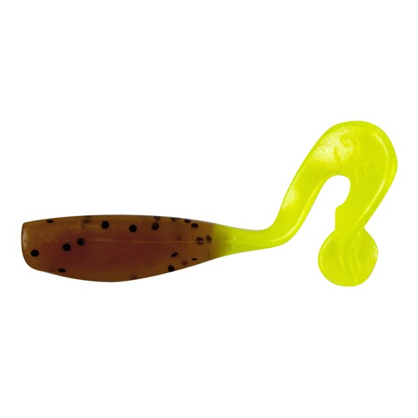Bobby Garland Stroll'R Soft Plastic Crappie Fishing Lure, 2.5 Inches, Pack of 12, Pumpkinseed Pearl Chartreuse (BGSR8763-12)