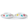 Cinf Ceramic Egg Holder Hawaii Flower Set of 2 Porcelain Holder Breakfast Boiled Cooking Easy to Clean Childhood Memories Kitchen