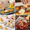 Basting Brush-Pastry Brush,Oil Brush for Cooking,Boar Bristles BBQ Brushes for Grill,Beech Wooden Handle Food Brush for Baking/Spreading Marinade/Sauce/Butter/Egg/Kitchen Baster Brushes(1.5 1 inch)