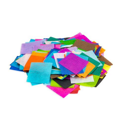 Hygloss Products Bleeding Tissue Paper Squares 2-Inch, 20 Assorted Colors for Arts & Crafts, DIY Projects, Scrapbooking, Greeting Cards, 2400 Squares
